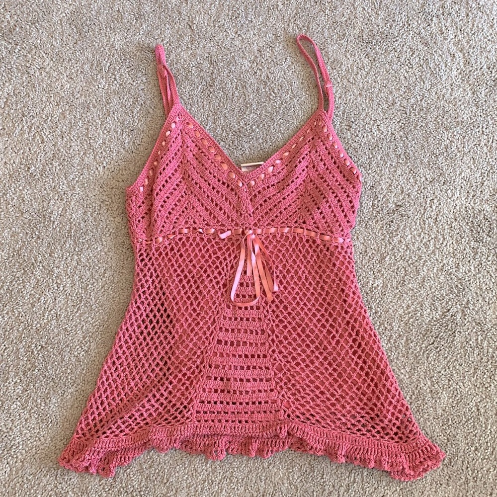 Vintage Y2K Crochet Top